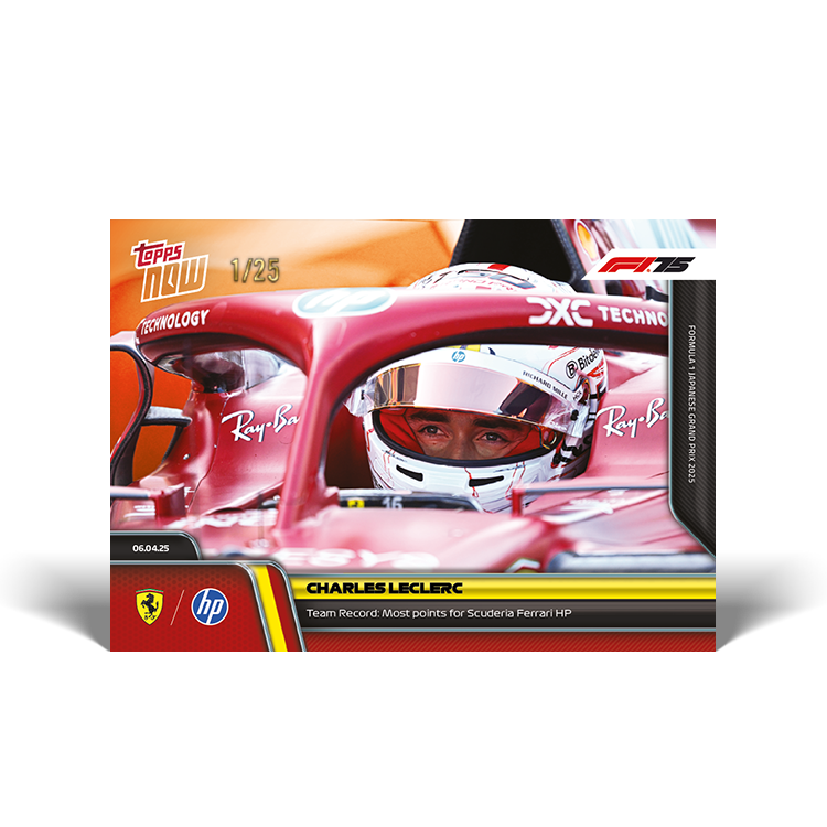 Charles Leclerc - 2025 Formula 1® Topps NOW® Card 27