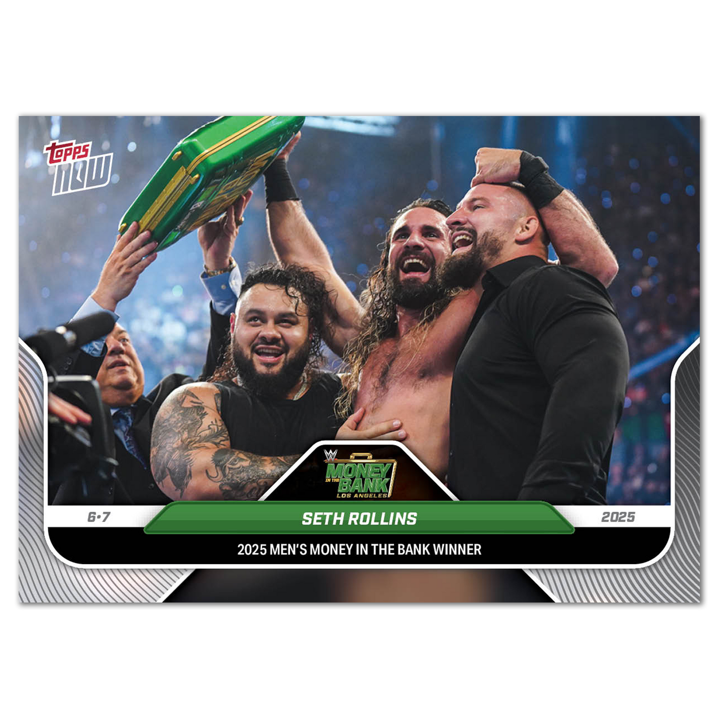 Seth Rollins - 2025 WWE Topps NOW® - Card 64