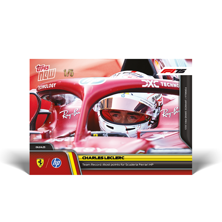 Charles Leclerc - 2025 Formula 1® Topps NOW® Card 27