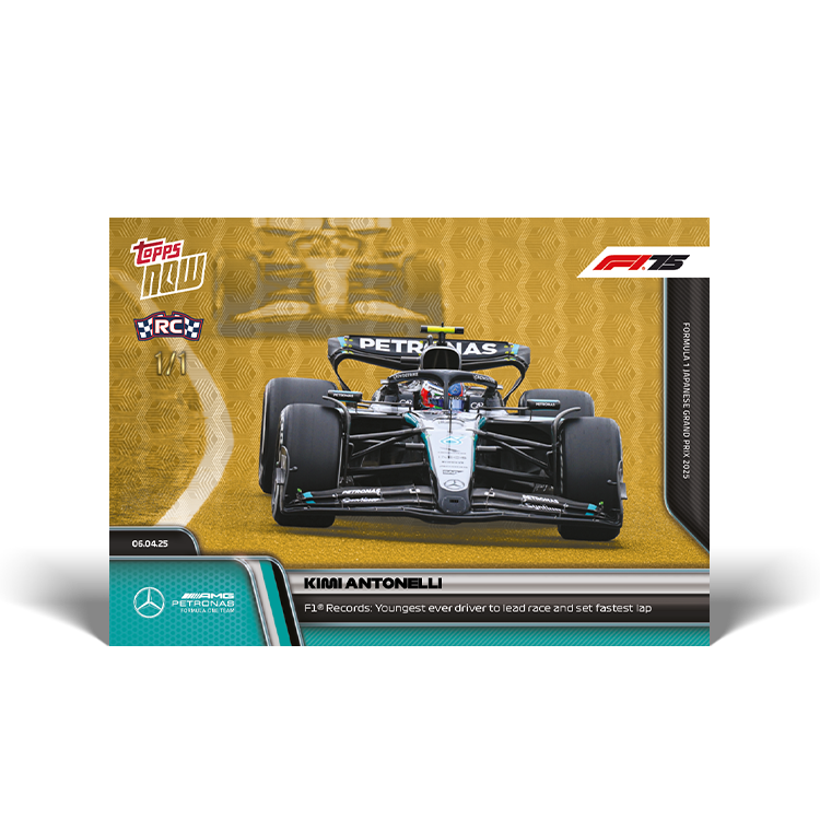 Kimi Antonelli - 2025 Formula 1® Topps NOW® Card 28