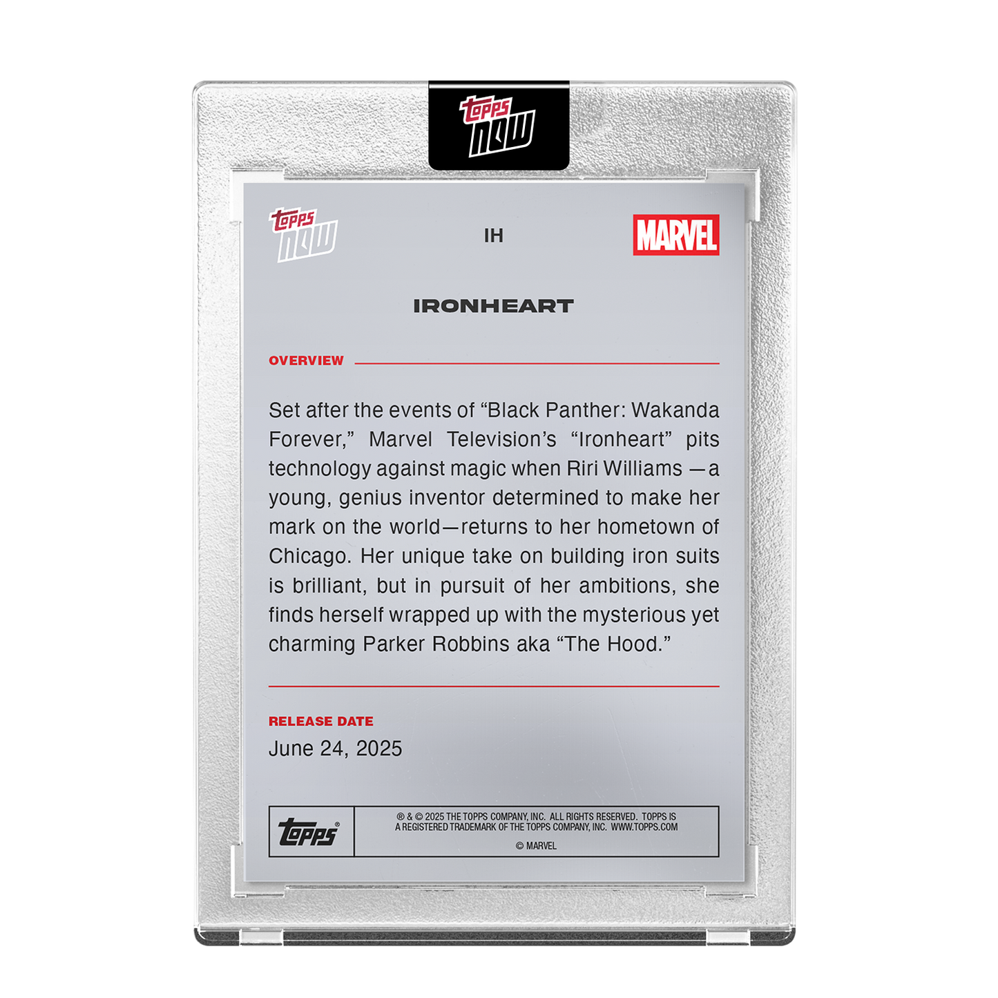 2025 Marvel Topps NOW® Ironheart