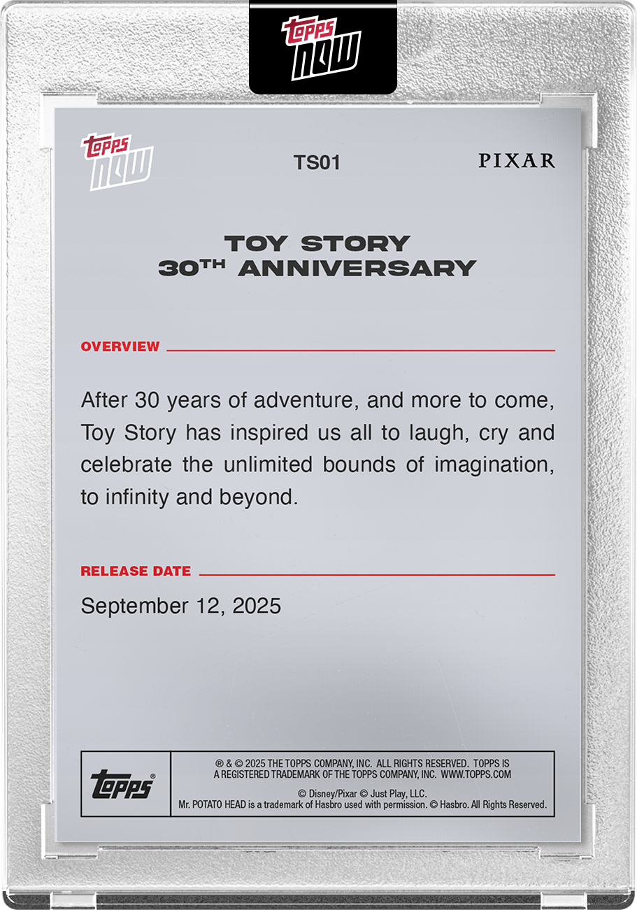 2025 Disney Topps NOW® Toy Story 30th Anniversary