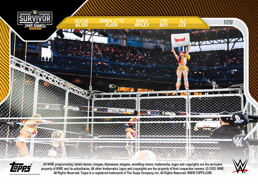Bliss / Flair / Ripley / SKY / Lee - 2025 WWE Topps NOW® - Card 128
