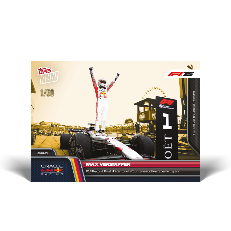 Max Verstappen - 2025 Formula 1® Topps NOW® Card 25