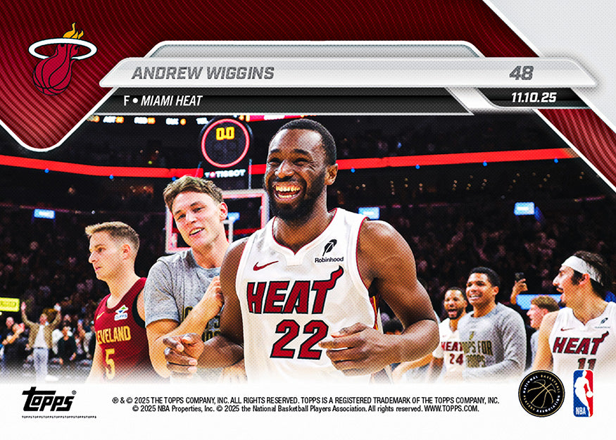 Andrew Wiggins - 2025-26 NBA Topps NOW® - Card 48
