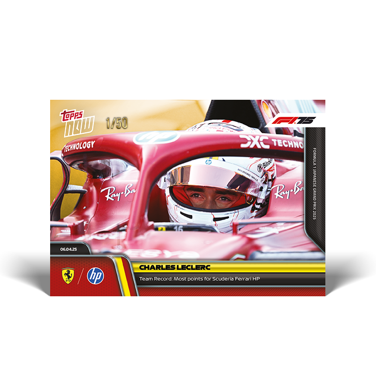 Charles Leclerc - 2025 Formula 1® Topps NOW® Card 27