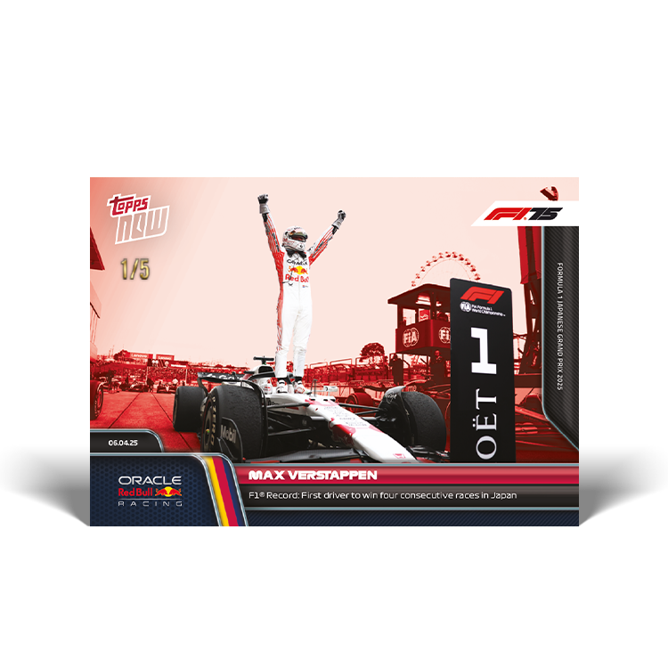 Max Verstappen - 2025 Formula 1® Topps NOW® Card 25