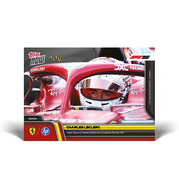 Charles Leclerc - 2025 Formula 1® Topps NOW® Card 27