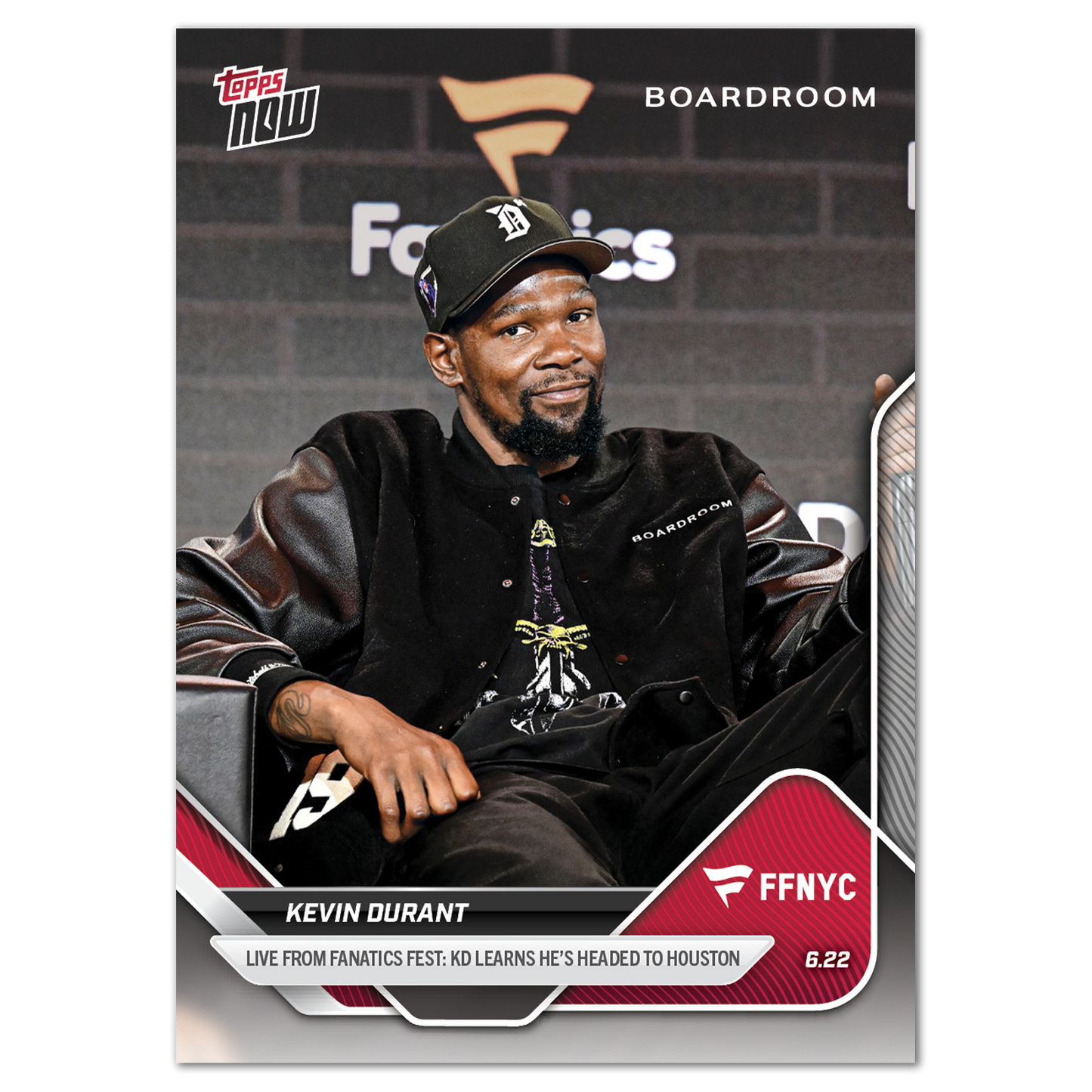 Kevin Durant - 2025 Topps NOW® Basketball - Card KDFF - LOOK FOR AUTO