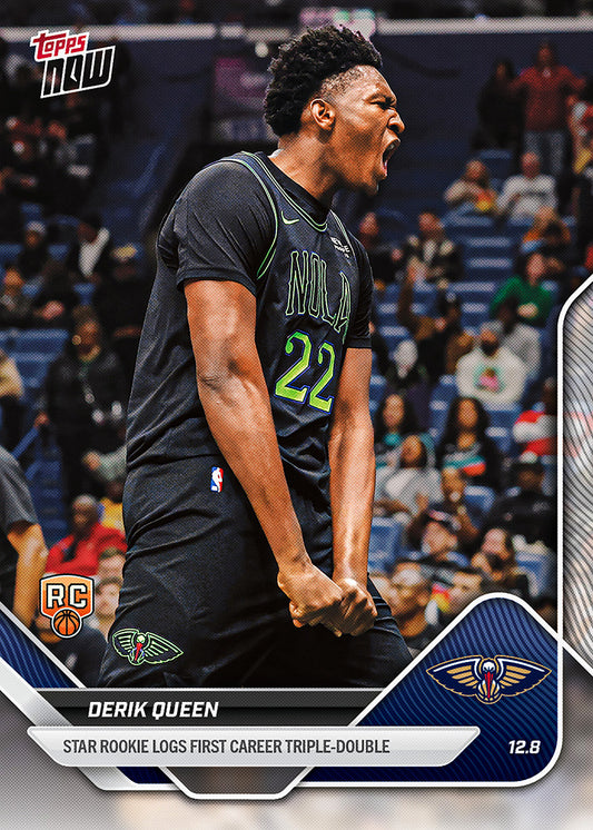 Derik Queen - 2025-26 NBA Topps NOW® - Card 79