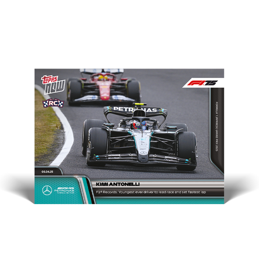 Kimi Antonelli - 2025 Formula 1® Topps NOW® Card 28