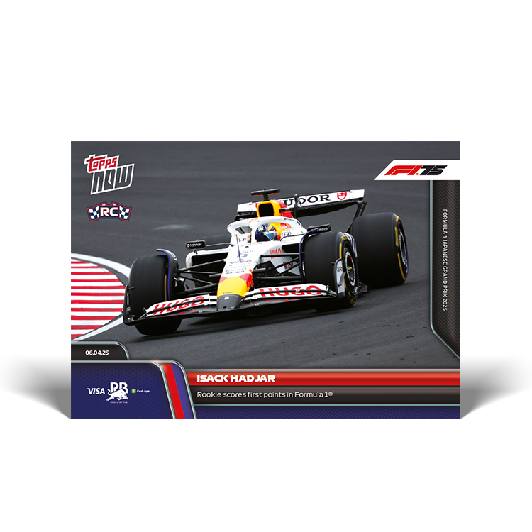 Isack Hadjar - 2025 Formula 1® Topps NOW® Card 26