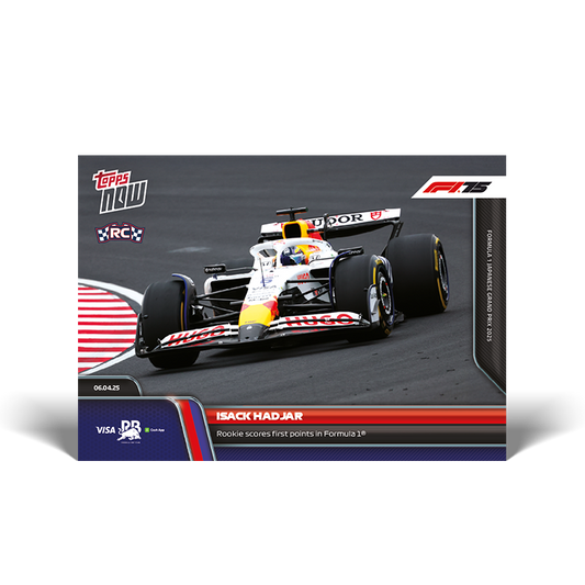Isack Hadjar - 2025 Formula 1® Topps NOW® Card 26