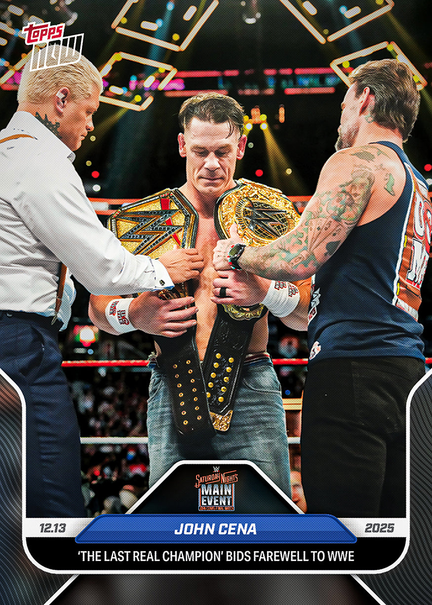 John Cena - 2025 WWE Topps NOW® - Card 137