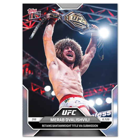 Merab Dvalishvili - 2025 UFC Topps NOW® - Card 17
