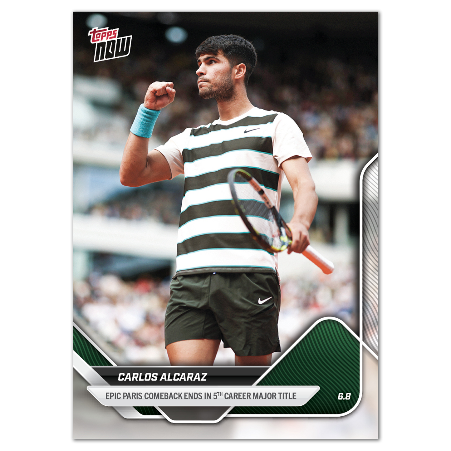 Carlos Alcaraz - 2025 Tennis Topps NOW® - Card TCA1 - LOOK FOR AUTOS