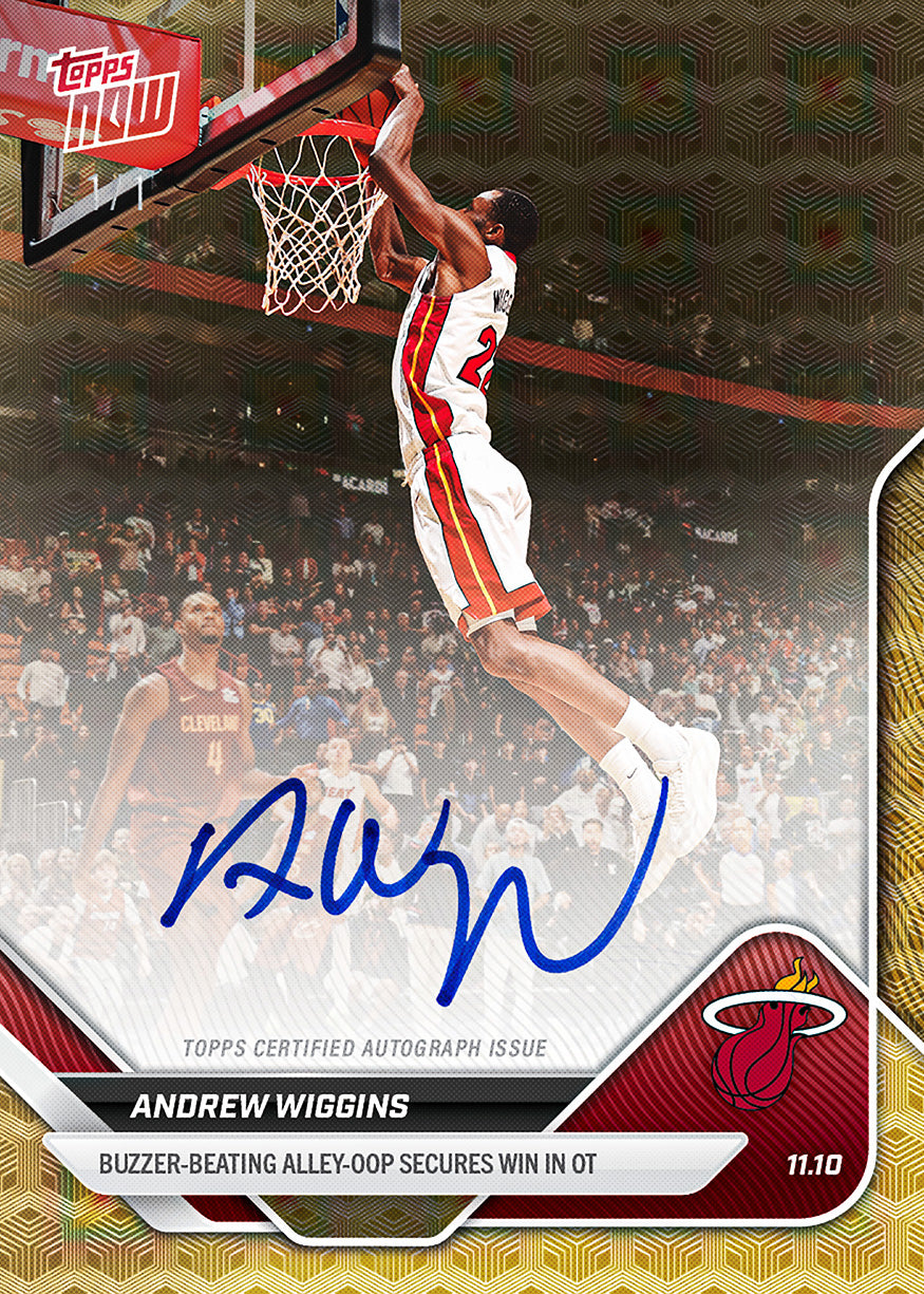 Andrew Wiggins - 2025-26 NBA Topps NOW® - Card 48