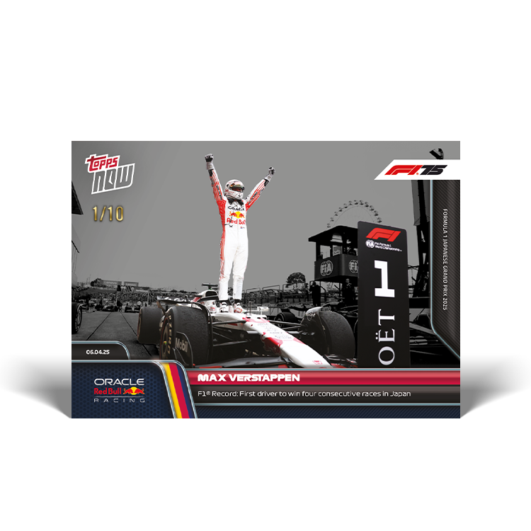 Max Verstappen - 2025 Formula 1® Topps NOW® Card 25