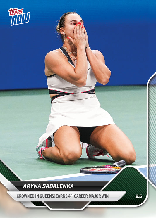 Aryna Sabalenka - 2025 Tennis Topps NOW® - Card TN-AS - LOOK FOR AUTOS