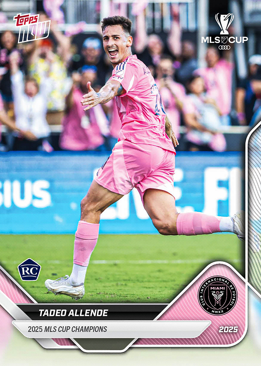2025 MLS Cup - Inter Miami CF - MLS Topps NOW® 8 Card Team Set