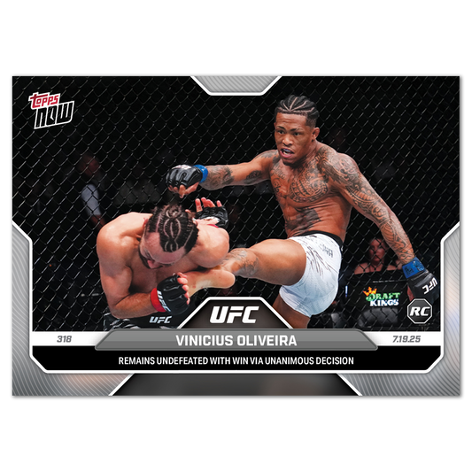 Vinicius Oliveira - 2025 UFC Topps NOW® - Card 22