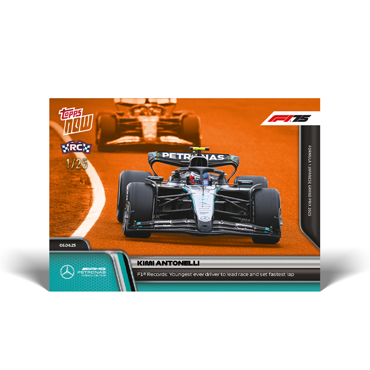Kimi Antonelli - 2025 Formula 1® Topps NOW® Card 28