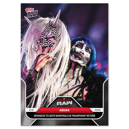 Asuka - 2025 WWE Topps NOW® - Card 67