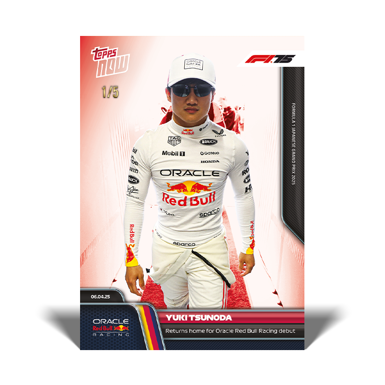 Yuki Tsunoda - 2025 Formula 1® Topps NOW® Card 29