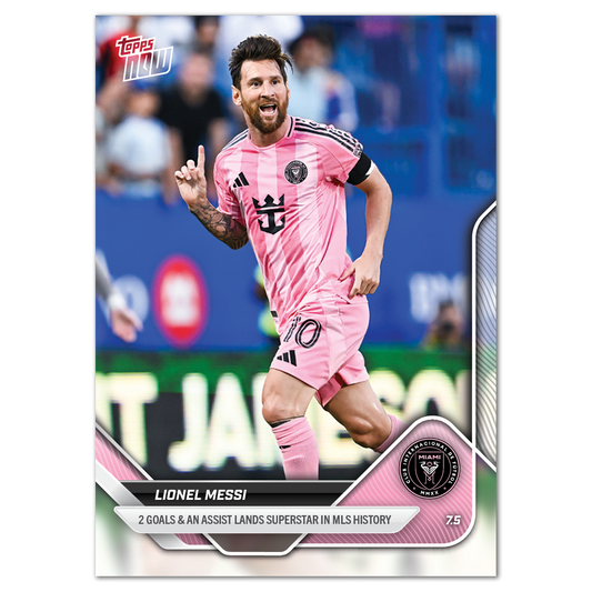 Lionel Messi - 2025 MLS Topps NOW® - Card 60