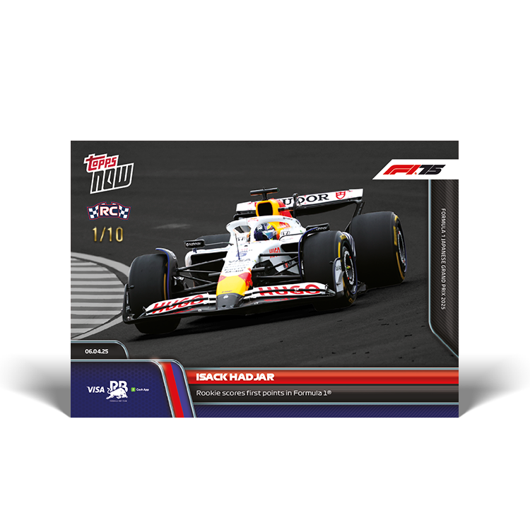 Isack Hadjar - 2025 Formula 1® Topps NOW® Card 26