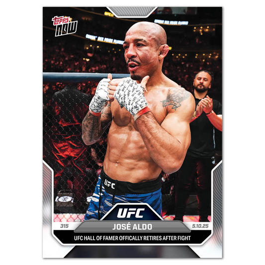 José Aldo - 2025 UFC Topps NOW® - Card 15 - LOOK FOR AUTOS