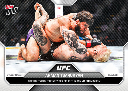 Arman Tsarukyan - 2025 UFC Topps NOW® - Card 42