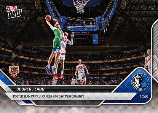 Cooper Flagg - 2025-26 NBA Topps NOW® - Card 28