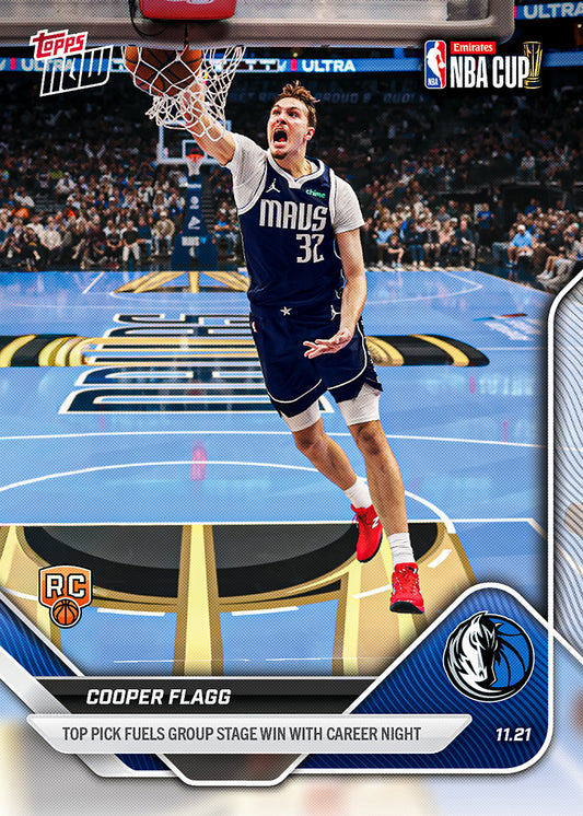 Cooper Flagg - 2025-26 NBA Topps NOW® - Card 60