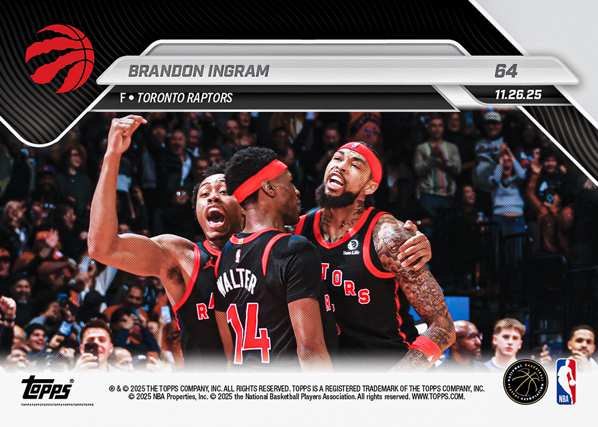 Brandon Ingram - 2025-26 NBA Topps NOW® - Card 64