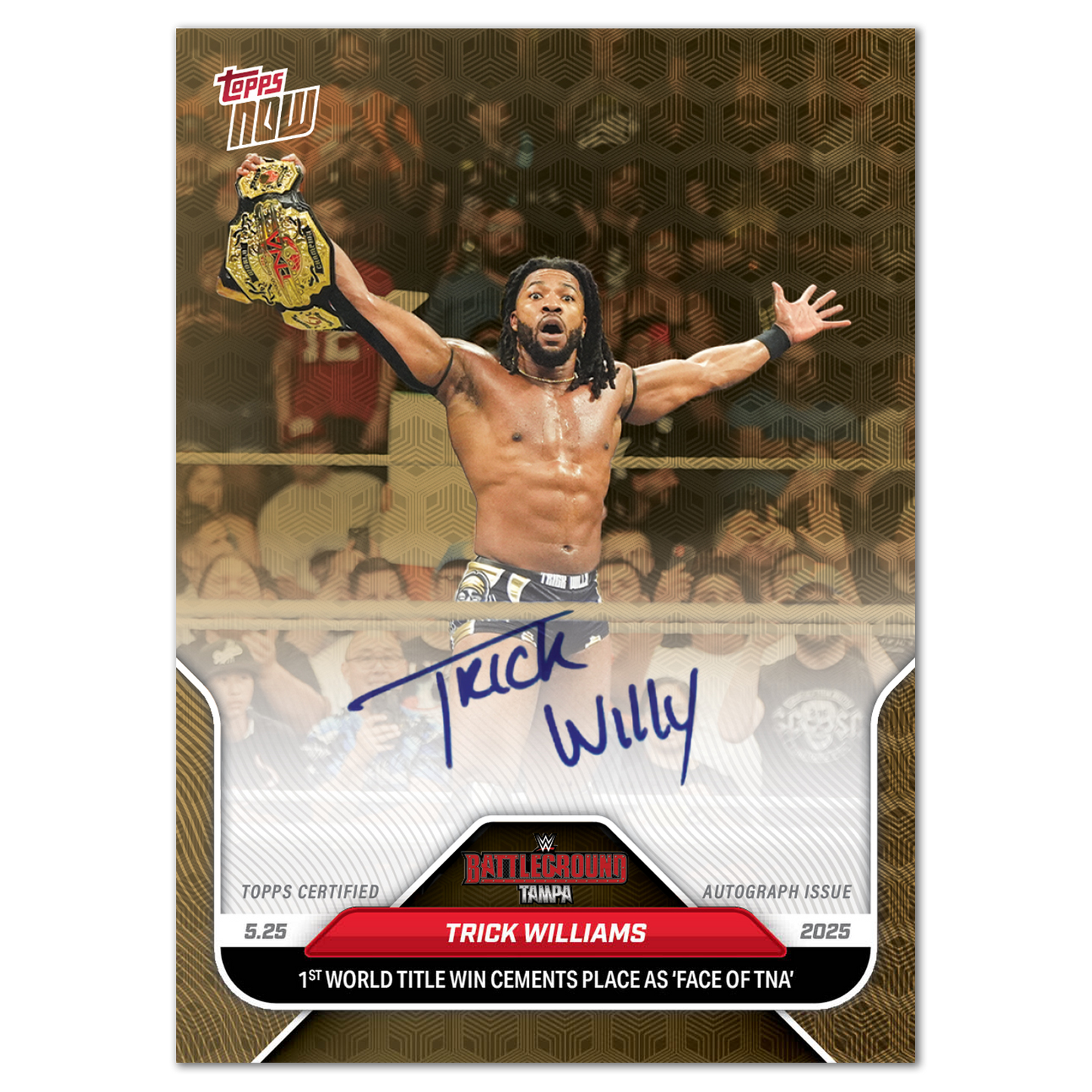 Trick Williams - 2025 WWE Topps NOW® - Card 56 - LOOK FOR AUTOS