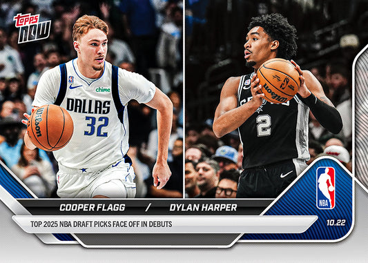 Cooper Flagg/Dylan Harper - 2025-26 NBA Topps NOW® - Card 8