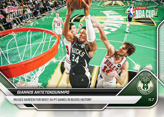 Giannis Antetokounmpo - 2025-26 NBA Topps NOW® - Card 46