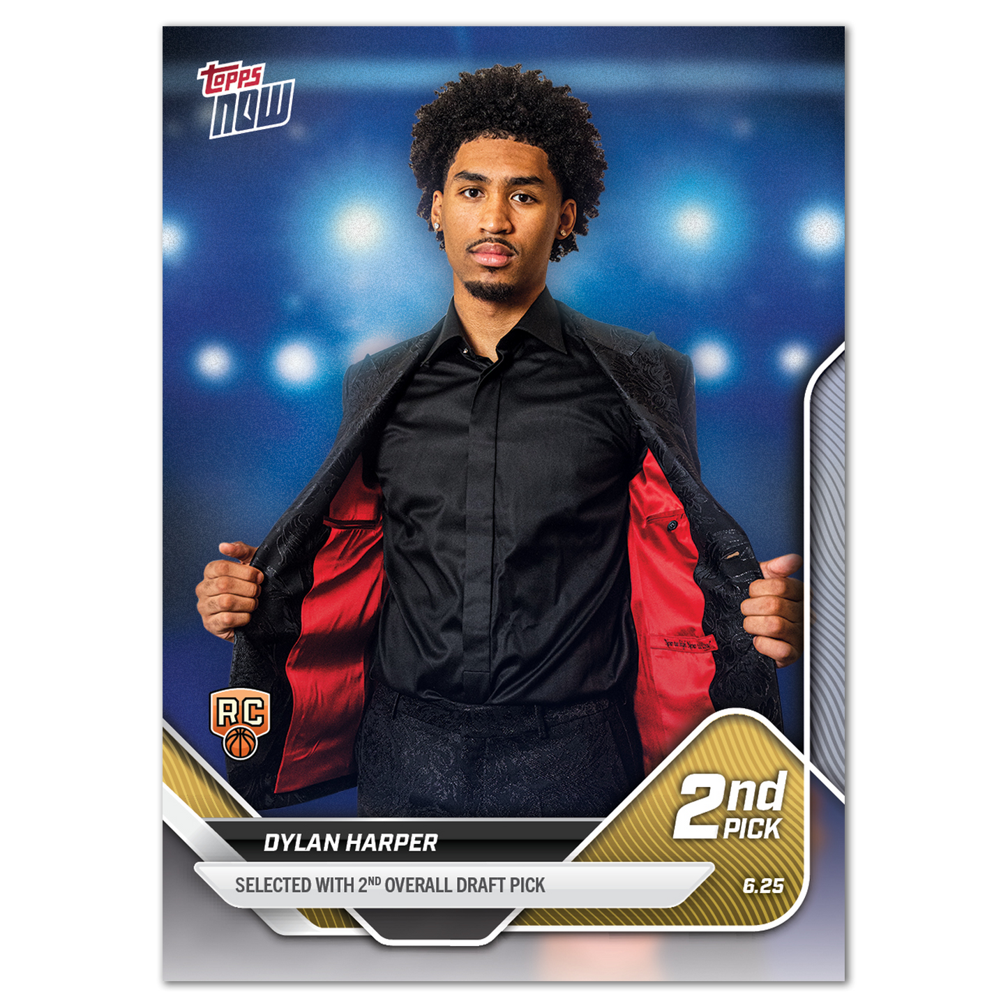 Dylan Harper - 2025 Topps NOW® Basketball - Card D2 - LOOK FOR AUTOS