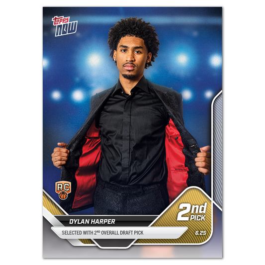 Dylan Harper - 2025 Topps NOW® Basketball - Card D2 - LOOK FOR AUTOS
