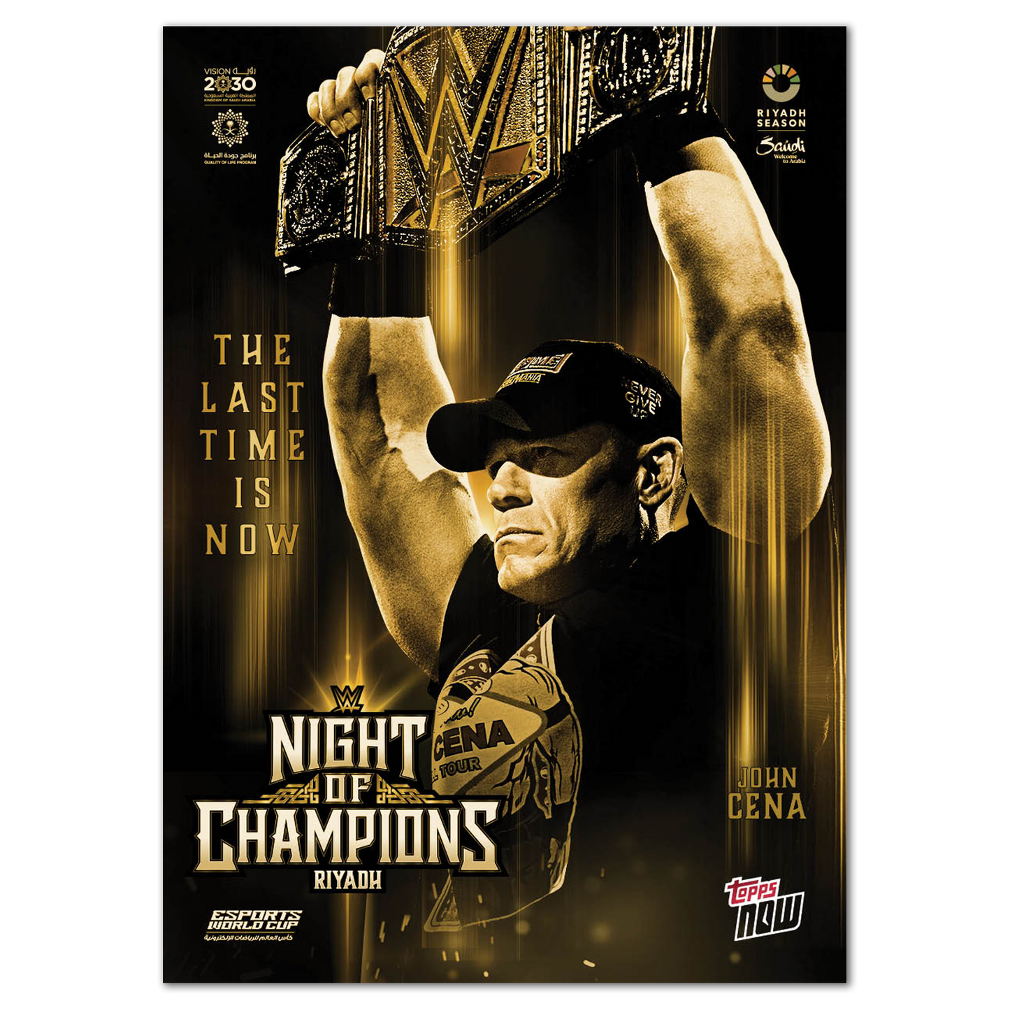 John Cena - 2025 WWE Topps NOW® - Card NIOC