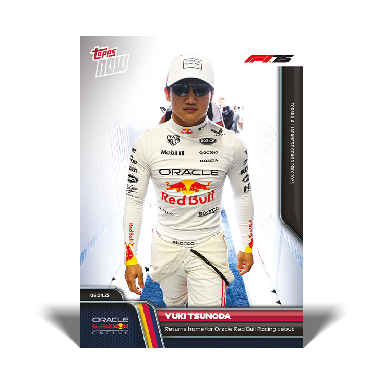 Yuki Tsunoda - 2025 Formula 1® Topps NOW® Card 29