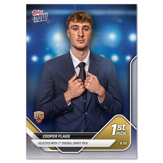 Cooper Flagg - 2025 Topps NOW® Basketball - Card D1 - LOOK FOR AUTOS