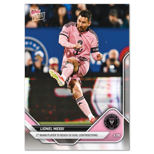 Lionel Messi - 2025 MLS Topps NOW® - Card 47