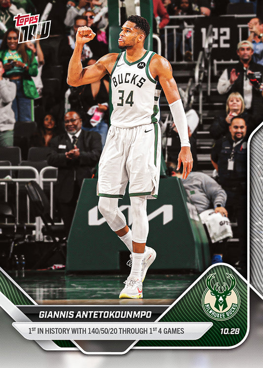 Giannis Antetokounmpo - 2025-26 NBA Topps NOW® - Card 36