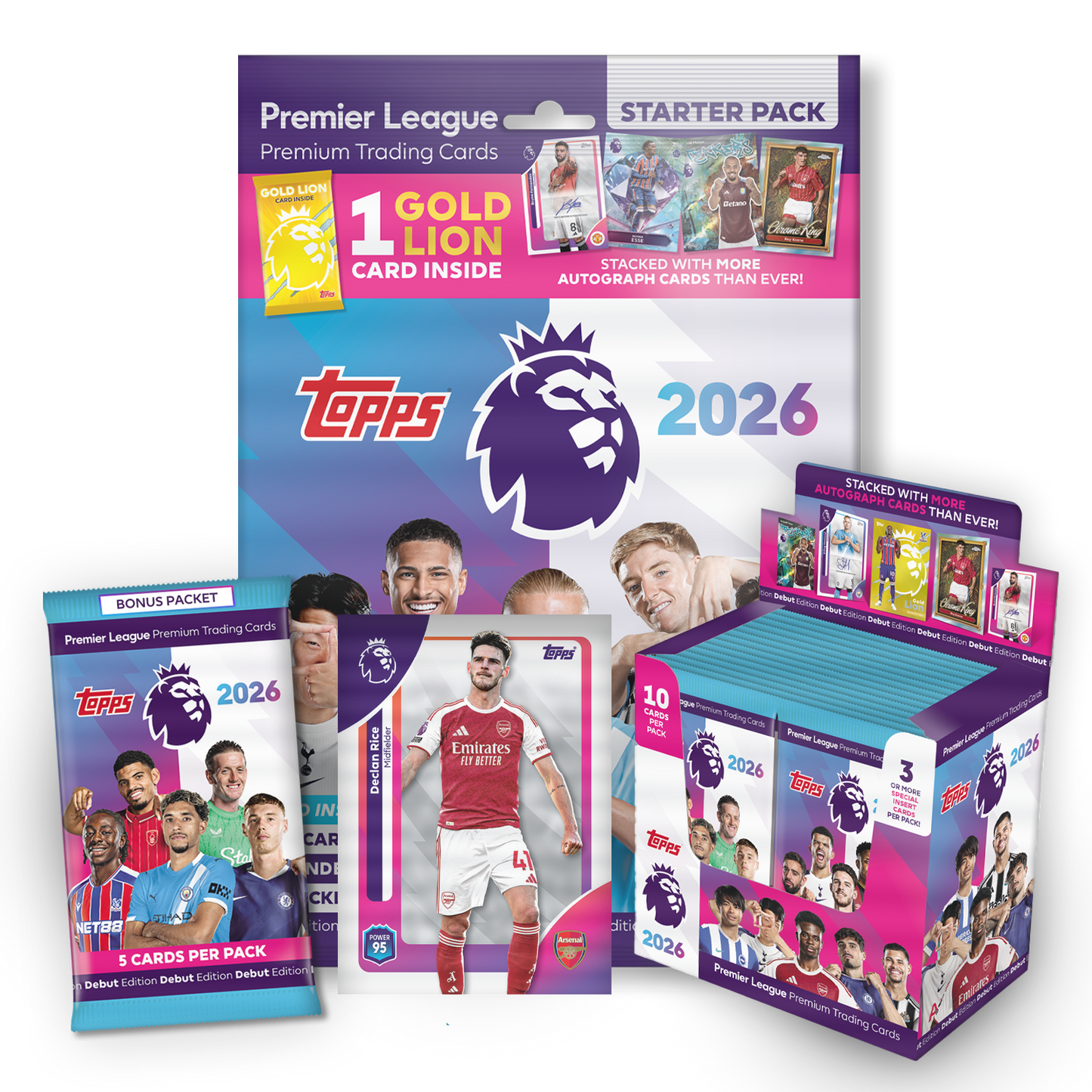 Topps Premier League 2026 - Edizione Debutto - Mega Starter Bundle