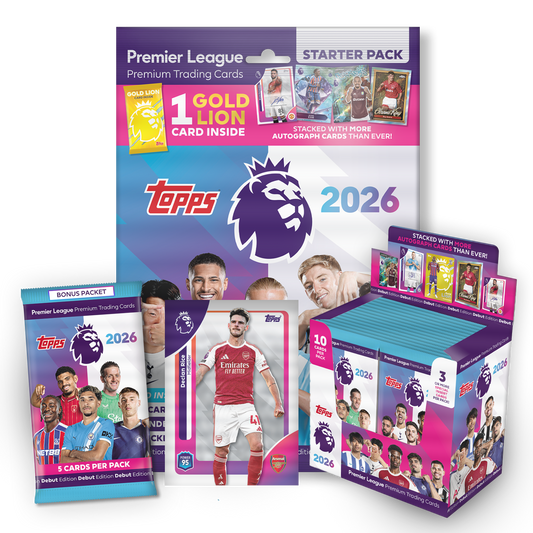 Topps Premier League 2026 - Edizione Debutto - Mega Starter Bundle