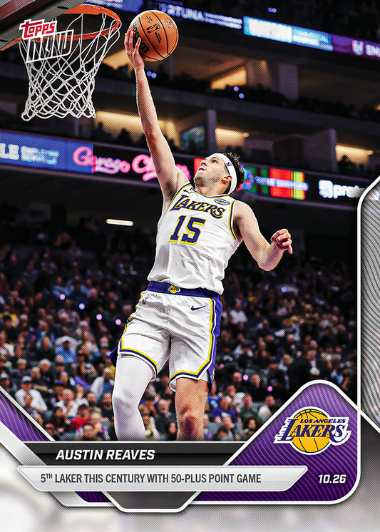 Austin Reaves - 2025-26 NBA Topps NOW® - Card 31