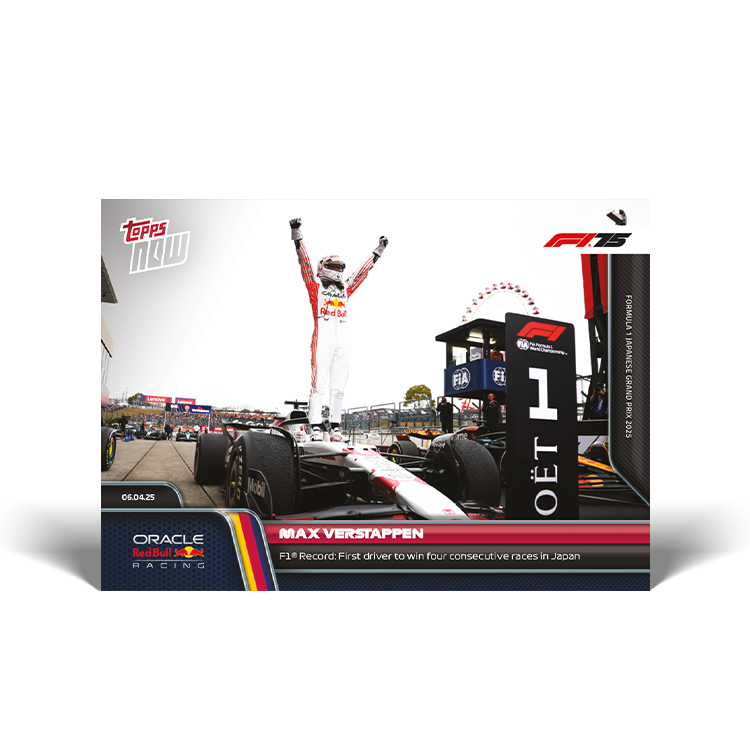 Max Verstappen - 2025 Formula 1® Topps NOW® Card 25
