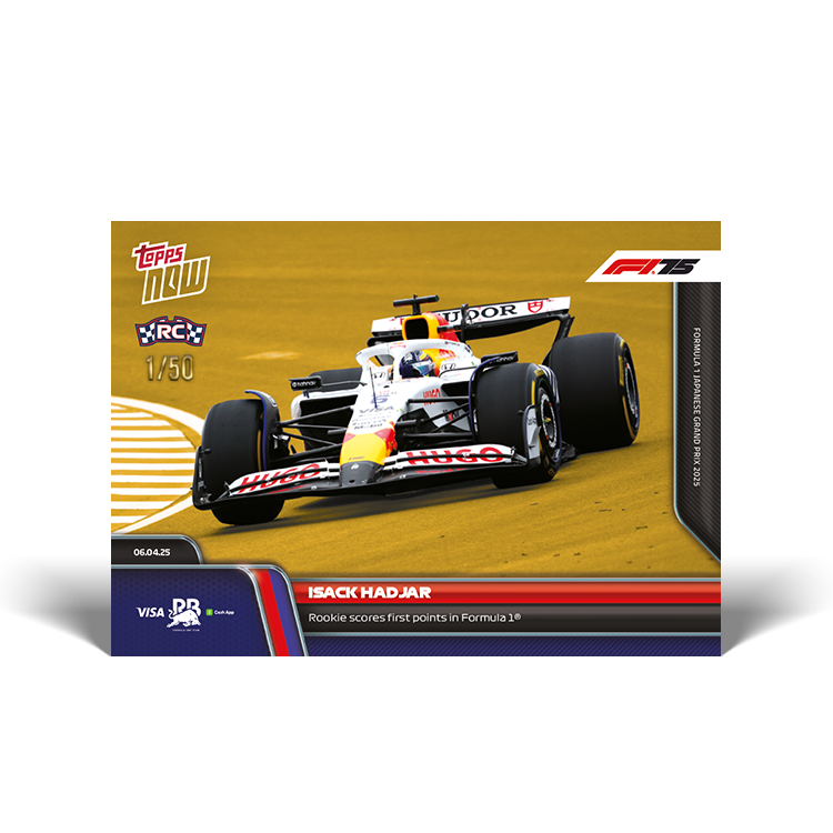 Isack Hadjar - 2025 Formula 1® Topps NOW® Card 26